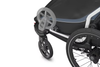 Przyczepka rowerowa wielofunkcyjna na dwa miejsca Thule Chariot Cab – ciemnoszara
