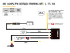 Wiązka Lazer Lamps do jednej lampy — Deutsch DT-4, 2 m