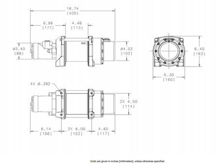 WARN HY 2000 - WYCIĄGARKA HYDRAULICZNA