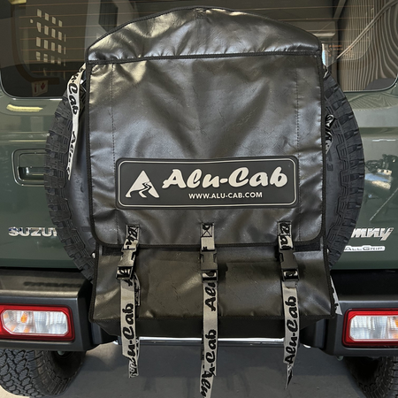 Torba na koło zapasowe Alu-Cab Small – czarna, wodoodporna, do opon do 28”