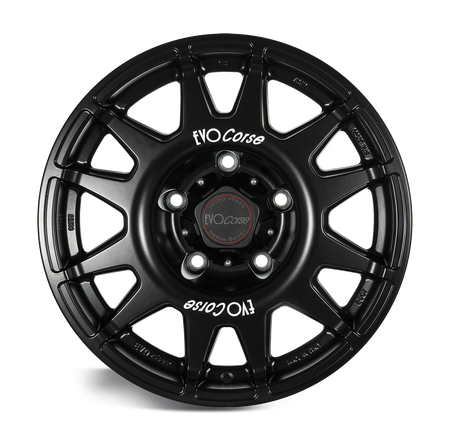 Felga aluminiowa Evo Corse DakarSuperZero 8.5x17" do off-roadu i rajdów terenowych - czarna matowa - Toyota