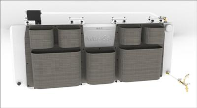 Organizer Alu-Cab na zbiornik wodny w Canopy Camper