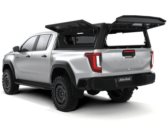 Hardtop Alu-Cab Contour – Toyota Hilux Travo 2026+ Double Cab, z oknami bocznymi