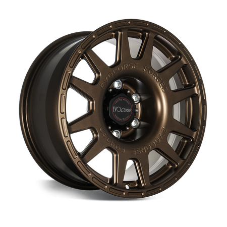 Felga aluminiowa Evo Corse DakarForged 8.5x17" do off-roadu i rajdów terenowych - brązowa matowa - Toyota