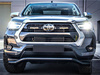 Zestaw lamp LED do grilla Lazer Lamps 2 × Linear 6 Standard — Toyota Hilux Revo (Com., Invincible) 2021+