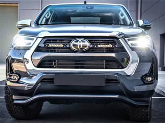 Zestaw lamp LED do grilla Lazer Lamps 2 × Linear 6 Elite — Toyota Hilux Revo (Com., Invincible) 2021+