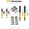 Zestaw zawieszenia OME Nitrocharger+ – Toyota LC150 od 10.2017, 40 mm, Diesel 2.8/3.0, lekki przód, średnie obciążenie tyłu