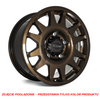 Felga aluminiowa Evo Corse DakarSuperZero 8.5x17" do off-roadu i rajdów terenowych - brązowa z połyskiem - Toyota