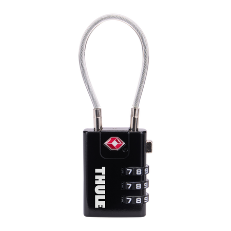Kłódka linkowa do bagażu Thule TSA Cable Lock – kolor czarny