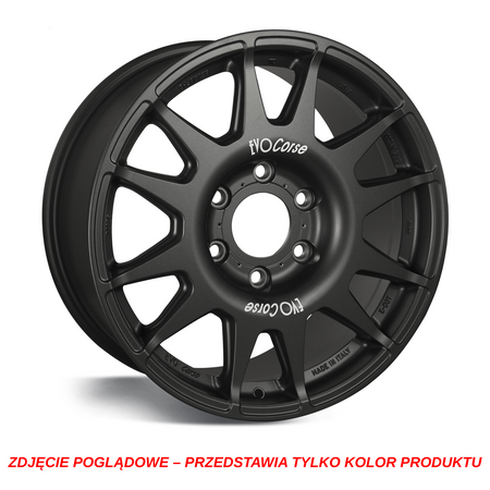 Felga aluminiowa Evo Corse DakarZero 8x17" do off-roadu i rajdów terenowych - antracytowa matowa - Toyota