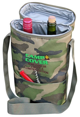 Torba termiczna na 2 butelki Camp Cover — wzór maskujący