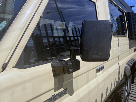 Przedłużenia lusterek Alu-Cab do Land Cruisera 76, 78 i 79 — 2 sztuki