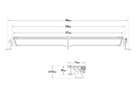Listwa świetlna LED Lazer Lamps Glide-18 Standard