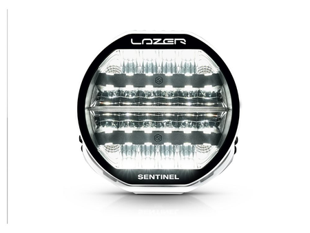 Okrągła lampa LED Lazer Lamps Sentinel 9″ Highline Gen2 — biała