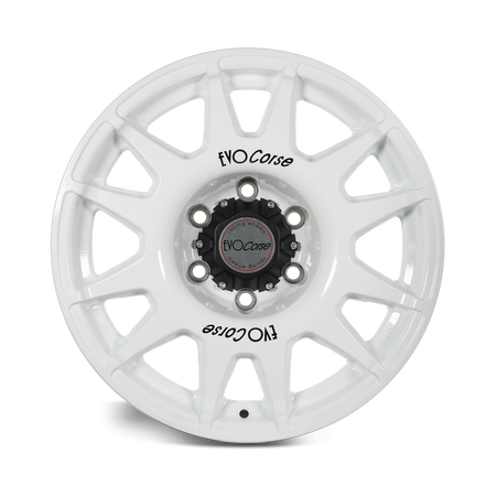 Felga aluminiowa Evo Corse DakarSuperZero 8.5x17" do off-roadu i rajdów terenowych - biała - Toyota