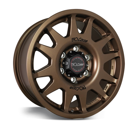 Felga aluminiowa Evo Corse DakarZero 8x17" do off-roadu i rajdów terenowych - brązowa matowa - Toyota