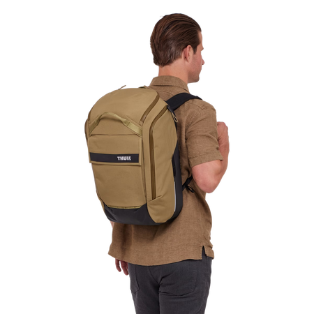 Hybrydowa sakwa rowerowa i plecak Thule Paramount 26 l – brązowa nutria