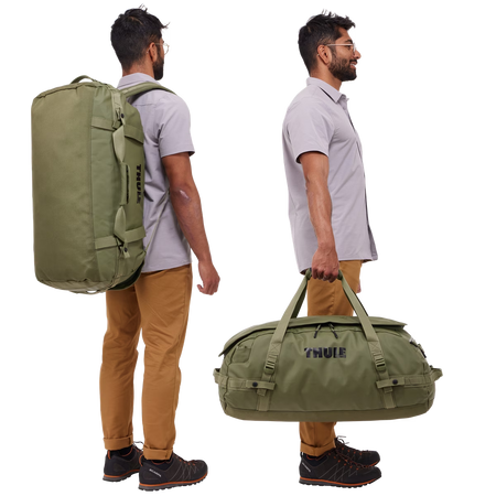 Torba podróżna Thule Chasm 70 l typu 2 w 1 – torba / plecak – oliwkowa