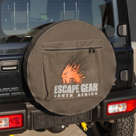 Pokrowiec na koło zapasowe Escape Gear 32 cali z torbą – szary