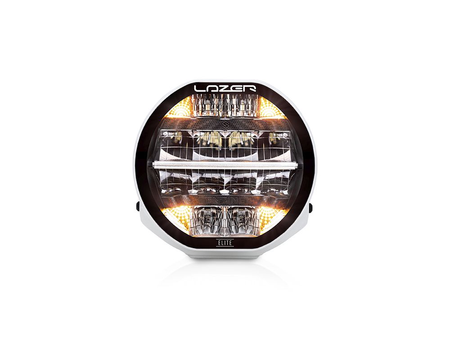 Okrągła lampa LED Lazer Lamps Sentinel 7″ Elite — biała, ze światłem pozycyjnym