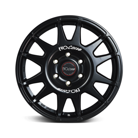 Felga aluminiowa Evo Corse DakarZero 8.5x18" do off-roadu i rajdów terenowych - czarna matowa - Ford, Mazda, Volkswagen