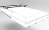Belki nośne Alu-Cab 1450 mm – czarne, 2 szt., bez stóp
