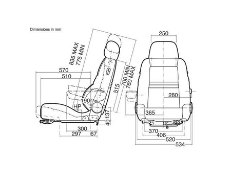 Recaro - Fotel Ergomed ES - Clima - Leather black