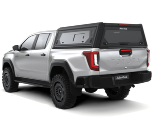 Hardtop Alu-Cab Contour – Toyota Hilux Travo 2026+ Double Cab, z oknami bocznymi