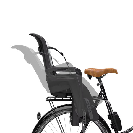 Odchylany fotelik rowerowy na ramę Thule RideAlong 2 – ciemnoszary