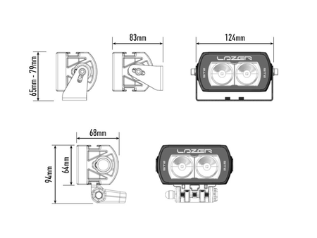 Listwa świetlna LED Lazer Lamps ST2 Evolution