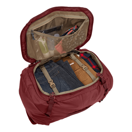 Plecak trekkingowy damski Thule Landmark 40 l – czerwony dark bordeaux