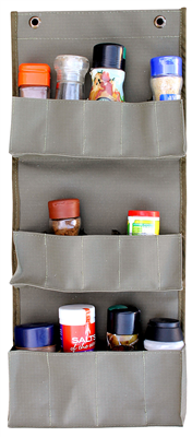 Organizer wiszący na przyprawy Camp Cover — kolor khaki