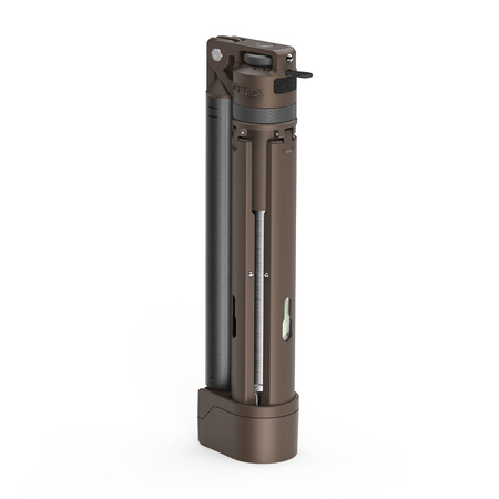 Teleskopowa lampa kempingowa LED OuTask TD-2 1500 lm – brązowa (Tactical Earth)