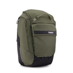 Hybrydowa sakwa rowerowa i plecak Thule Paramount 26 l – zielona soft green