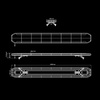 Belka ostrzegawcza Strands Skylord EXP 1200 mm