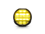 Okrągła lampa LED Lazer Lamps Sentinel 7″ Elite — żółta soczewka, ze światłem pozycyjnym