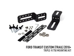 Zestaw montażowy Lazer Lamps do belki zderzaka, do lamp Triple-R 750 — Ford Transit Custom (2018–2022)