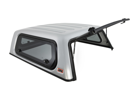 Zabudowa ARB Hardtop Canopy "Classic" Toyota Hilux (2015- ) J Deck, Double Cab, gładka, lewe okno otwierane, prawe rozsuwane