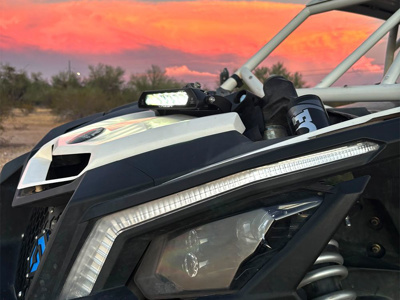 Zestaw montażowy Lazer Lamps do Linear-6 / Linear-6 Elite — Can-Am Maverick X3 2017+