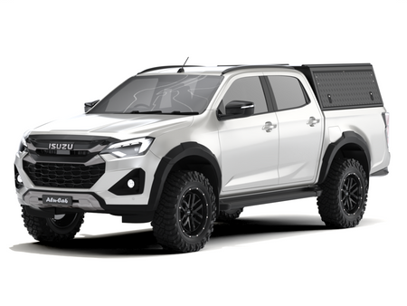 Zabudowa Alu-Cab Hardtop "Guard" Isuzu D-Max (2020+) Double Cab z ryflowaną blachą