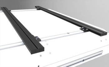 Belki nośne Alu-Cab 1450 mm – czarne, 2 szt., bez stóp