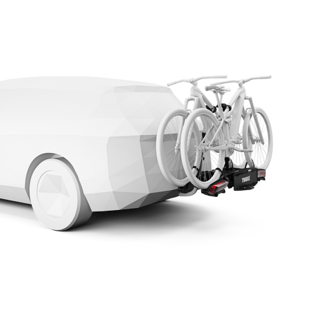 Bagażnik rowerowy na hak Thule Epos ParkSecure – 2 rowery – czarny