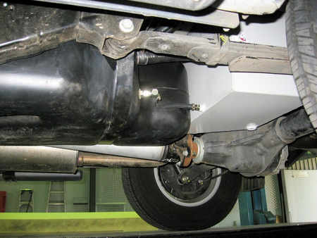 Zbiornik paliwa Long Ranger 70L Nissan Navara (2005-2015) Diesel – stalowy zbiornik dodatkowy – TA61D