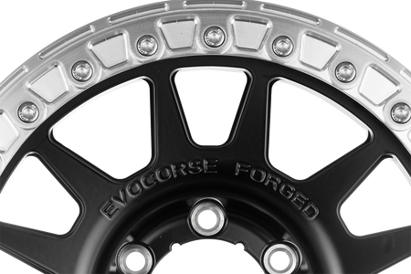 Felga aluminiowa Evo Corse Dakar BL Forged 9x17" do off-roadu i rajdów terenowych - czarna matowa - Toyota