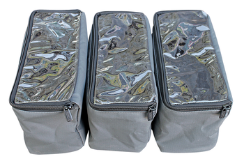 Zestaw organizerów do skrzynki Camp Cover Ammo Pouch — 3 x 1/3 — kolor grafitowy