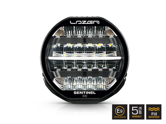 Okrągła lampa LED Lazer Sentinel 9” Elite Gen2 - czarna