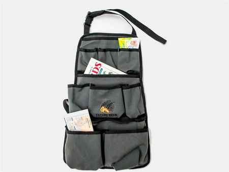 Organizer na oparcie fotela Escape Gear Seat Tidy – szary
