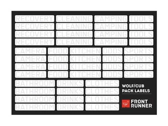 Naklejki organizacyjne Front Runner do skrzyń Wolf Pack Pro i Cub Pack