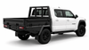 AluBlack Platforma ładunkowa z opuszczanymi burtami do Toyota Tacoma 2024+ (4. generacja) z podwójną kabiną