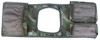 Organizer na tunel środkowy Camp Cover Gear Saddle — Standard — wzór maskujący